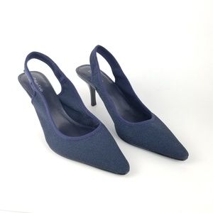 Calvin Klein Delila Stretch Sling Back Pumps 8.5